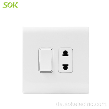 Britische Schalter und Steckdose 1Gang Switch 2Pin Socket